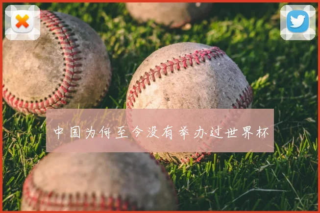 中国为何至今没有举办过世界杯